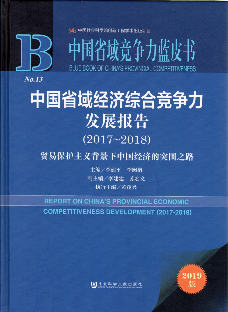 女人和男人搞B网站中国省域经济综合竞争力发展报告（2017-2018）